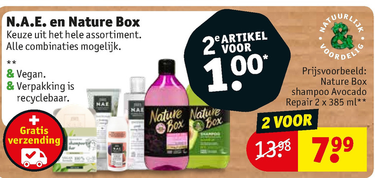 Nature Box   shampoo folder aanbieding bij  Kruidvat - details