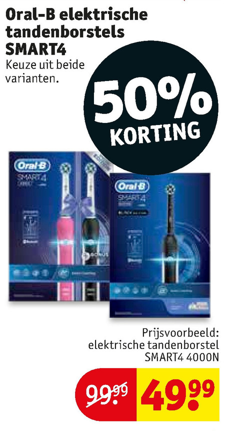 Braun Oral-B   electrische tandenborstel folder aanbieding bij  Kruidvat - details