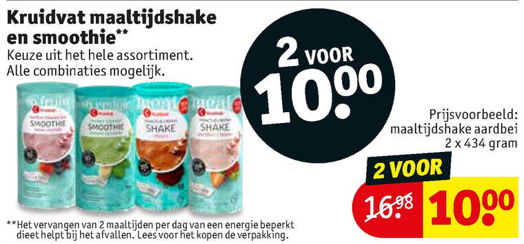 Kruidvat Huismerk   afslankmaaltijd folder aanbieding bij  Kruidvat - details