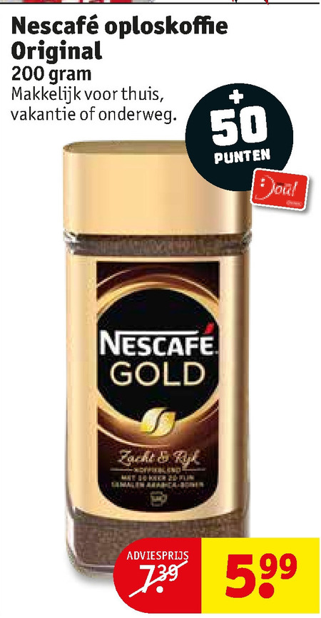 Nescafe   oploskoffie folder aanbieding bij  Kruidvat - details