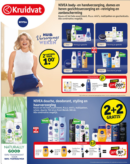 Nivea   gezichtsverzorging folder aanbieding bij  Kruidvat - details