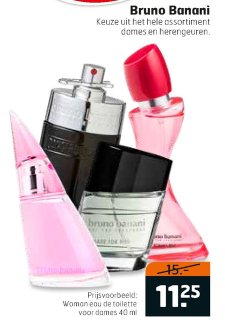 Bruno Banani   eau de toilette folder aanbieding bij  Trekpleister - details