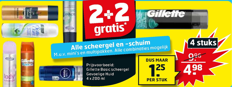 Alle merken   scheerschuim, scheergel folder aanbieding bij  Trekpleister - details