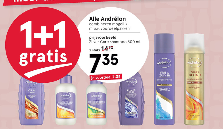 Andrelon   shampoo folder aanbieding bij  Etos - details