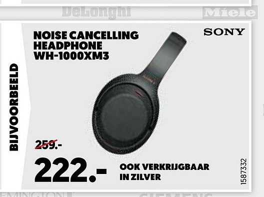 Sony   koptelefoon folder aanbieding bij  Mediamarkt - details