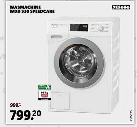 Miele   wasmachine folder aanbieding bij  Mediamarkt - details