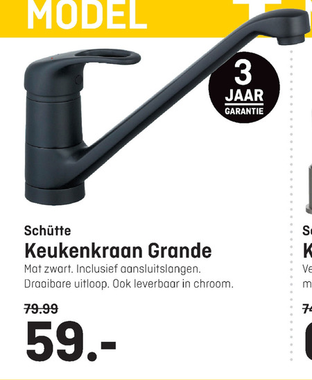 Schutte   keukenkraan folder aanbieding bij  Hubo - details