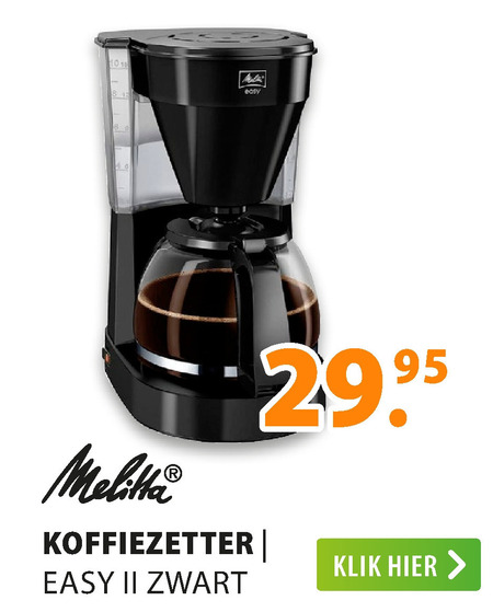 Melitta   koffiezetapparaat folder aanbieding bij  Expert - details