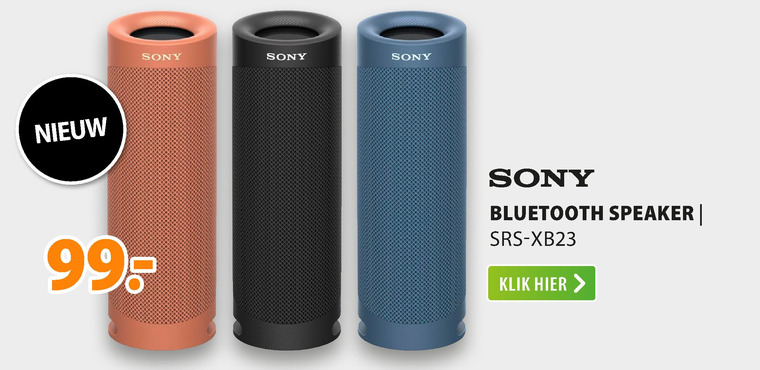 Sony   portable speakerset folder aanbieding bij  Expert - details