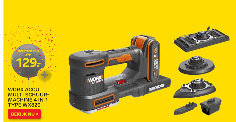 Worx folder aanbieding bij - details