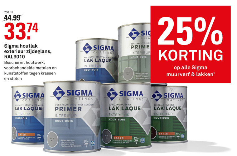 Sigma   lak folder aanbieding bij  Karwei - details