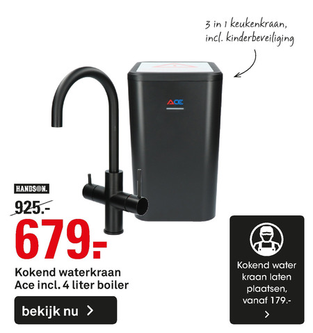 Handson   inbouwboiler folder aanbieding bij  Karwei - details