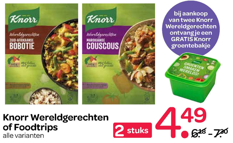 Knorr   maaltijdmix folder aanbieding bij  Spar - details