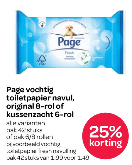 Page   vochtig toiletpapier, toiletpapier folder aanbieding bij  Spar - details