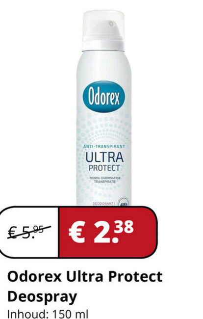 Odorex   deodorant folder aanbieding bij  Voordeeldrogisterij.nl - details