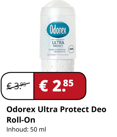 Odorex   deodorant folder aanbieding bij  Voordeeldrogisterij.nl - details