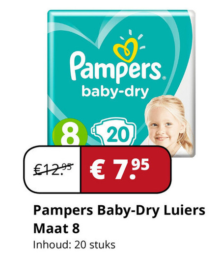 Pampers   luiers folder aanbieding bij  Voordeeldrogisterij.nl - details