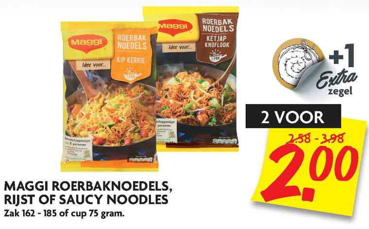 Maggi   noodles folder aanbieding bij  Dekamarkt - details