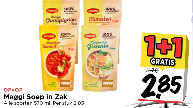 Maggi   soep folder aanbieding bij  Vomar - details