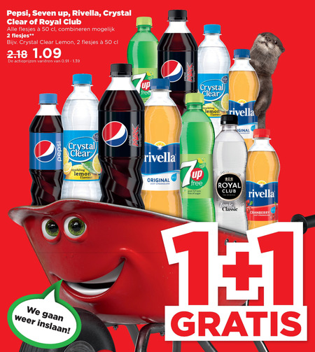 Royal Club   frisdrank, cola folder aanbieding bij  Plus - details