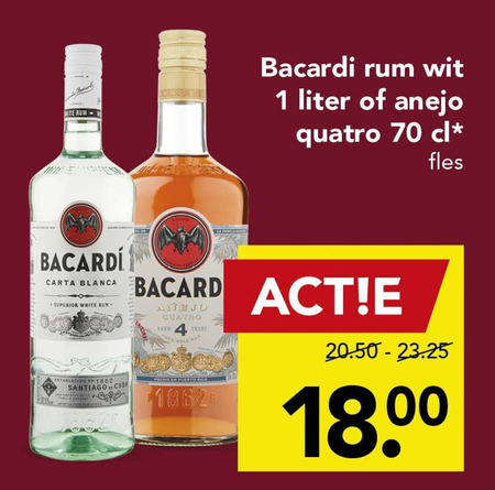 Bacardi   rum folder aanbieding bij  Deen - details