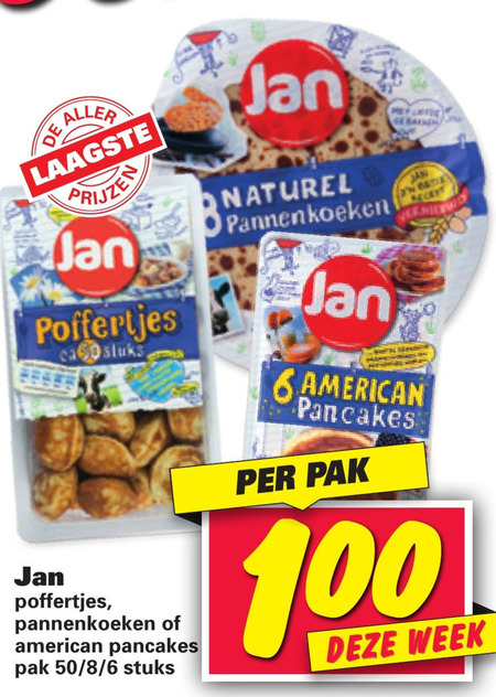 Jan   poffertjes, pannenkoek folder aanbieding bij  Nettorama - details