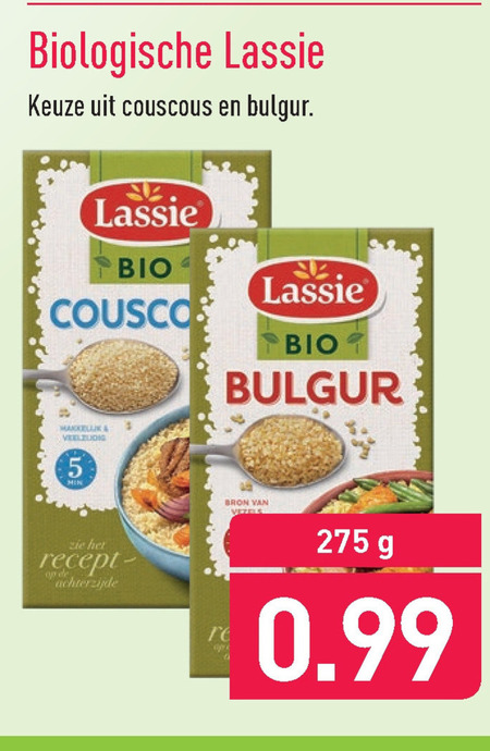 Lassie   bulgur, couscous folder aanbieding bij  Aldi - details