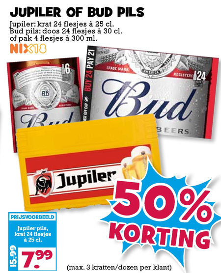 Jupiler   krat bier folder aanbieding bij  Boons Markt - details