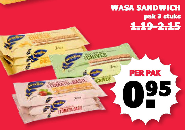 Wasa   knackebrod folder aanbieding bij  MCD Supermarkt Basis - details