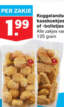 Koggelandse   kaaszoutjes folder aanbieding bij  Hoogvliet - details