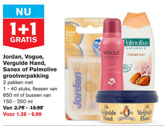 Palmolive   douchegel, deodorant folder aanbieding bij  Hoogvliet - details