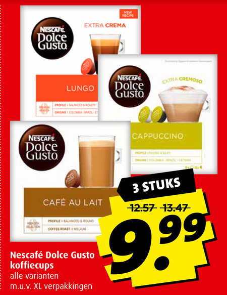 Nescafe   dolce gusto capsules folder aanbieding bij  Boni - details