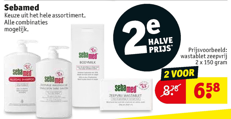 Sebamed   douchegel, handzeep folder aanbieding bij  Kruidvat - details