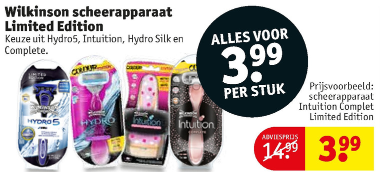 Wilkinson   dames handscheerapparaat, heren handscheerapparaat folder aanbieding bij  Kruidvat - details