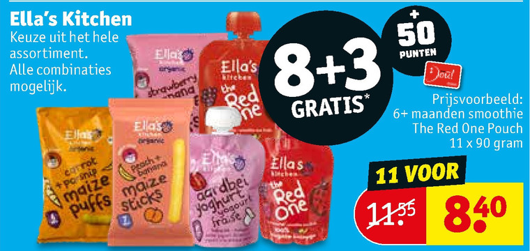 Ellas Kitchen   babyvoeding folder aanbieding bij  Kruidvat - details