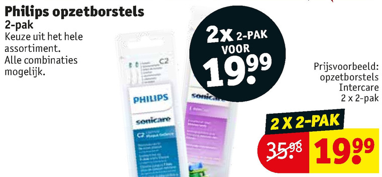 Philips   opzetborstel folder aanbieding bij  Kruidvat - details