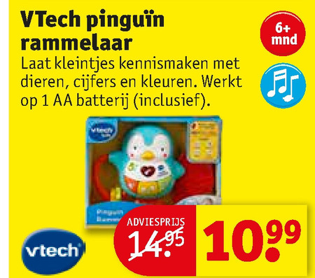 VTech   rammelaar folder aanbieding bij  Kruidvat - details