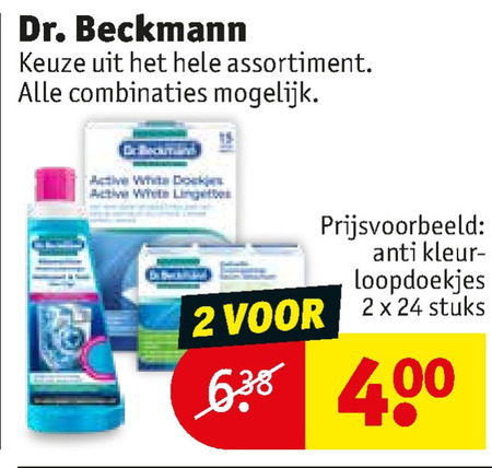 Beckmann   vlekkenverwijderaar, wasdoekjes folder aanbieding bij  Kruidvat - details