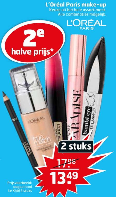 L Oreal   oogschaduw, lipgloss folder aanbieding bij  Trekpleister - details