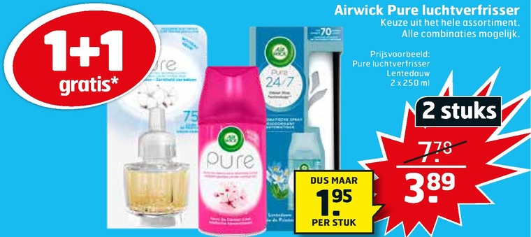 Airwick   luchtverfrisser folder aanbieding bij  Trekpleister - details