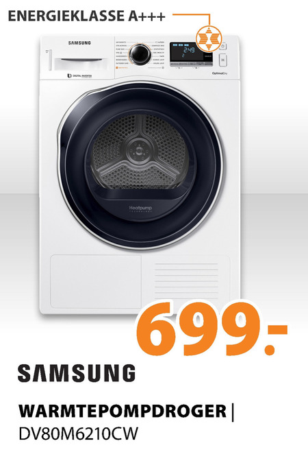 Samsung   warmtepompdroger folder aanbieding bij  Expert - details