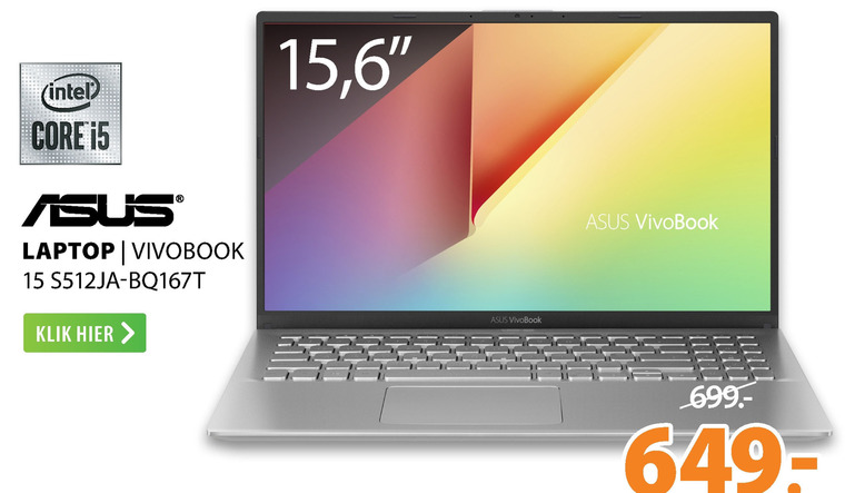 Asus   notebook folder aanbieding bij  Expert - details