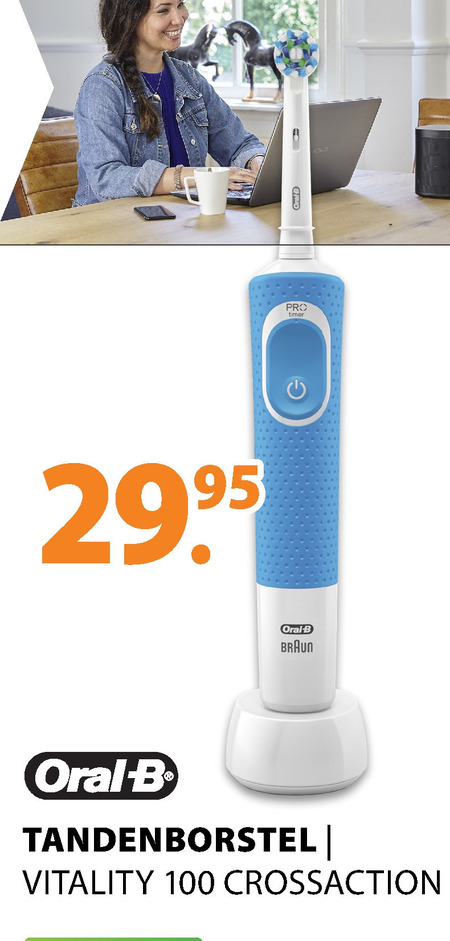 Braun Oral-B   electrische tandenborstel folder aanbieding bij  Expert - details