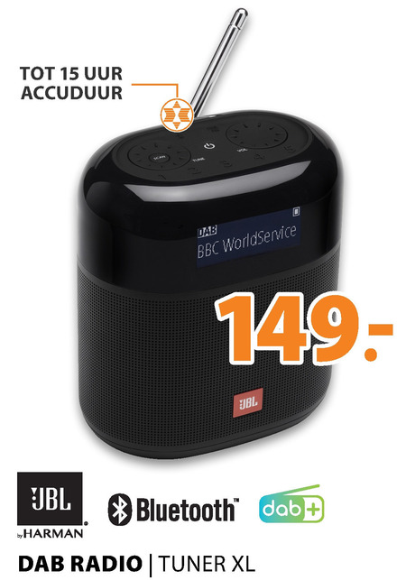 JBL   dab radio folder aanbieding bij  Expert - details