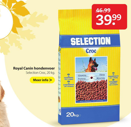 Royal Canin   hondenvoer folder aanbieding bij  Pets Place - details