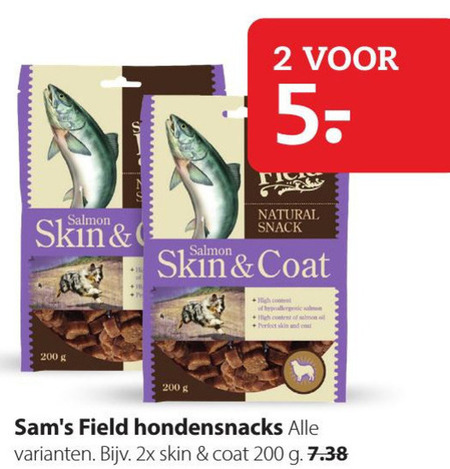 Sams Field   hondensnacks folder aanbieding bij  Pets Place - details