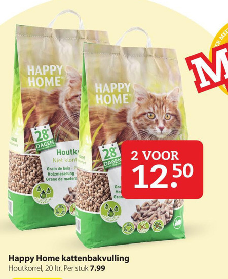 Happy Home   kattenbakvulling folder aanbieding bij  Pets Place - details