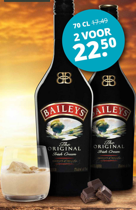 Baileys   likeur folder aanbieding bij  Mitra - details