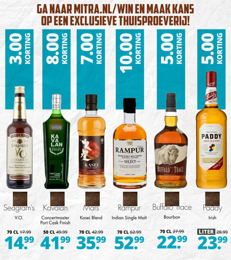 Paddy   whisky folder aanbieding bij  Mitra - details