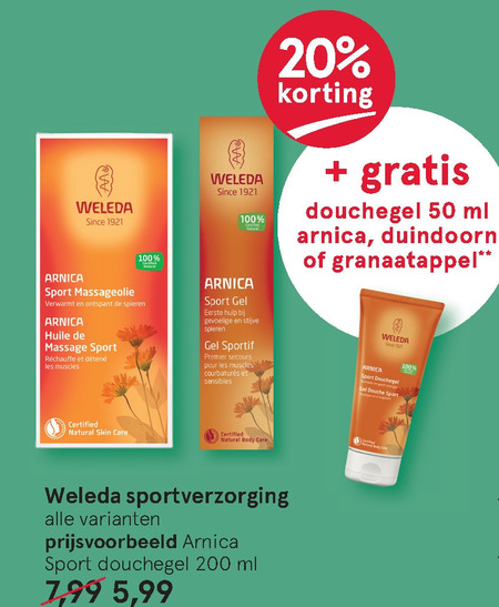 Weleda   douchegel folder aanbieding bij  Etos - details